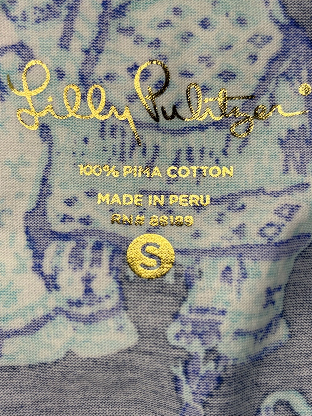 Lilly Pulitzer Blue and Light Blue Printed Elephant Cotton Dress 🐘❤️ - Picture 2 of 16